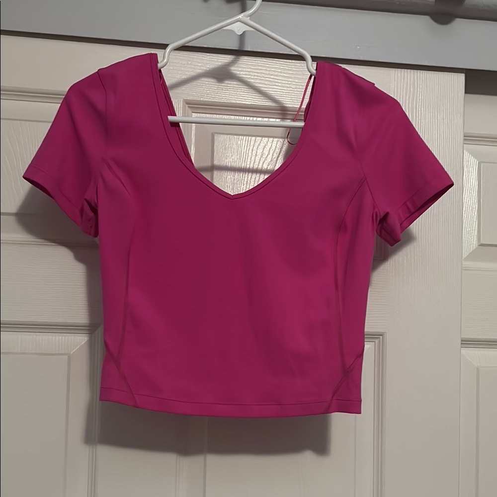 Lululemon Align Shirt in Sonic Pink